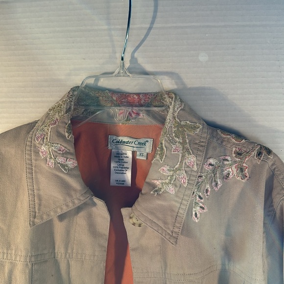 Coldwater Creek Embroidered Jacket XS - Picture 4 of 7